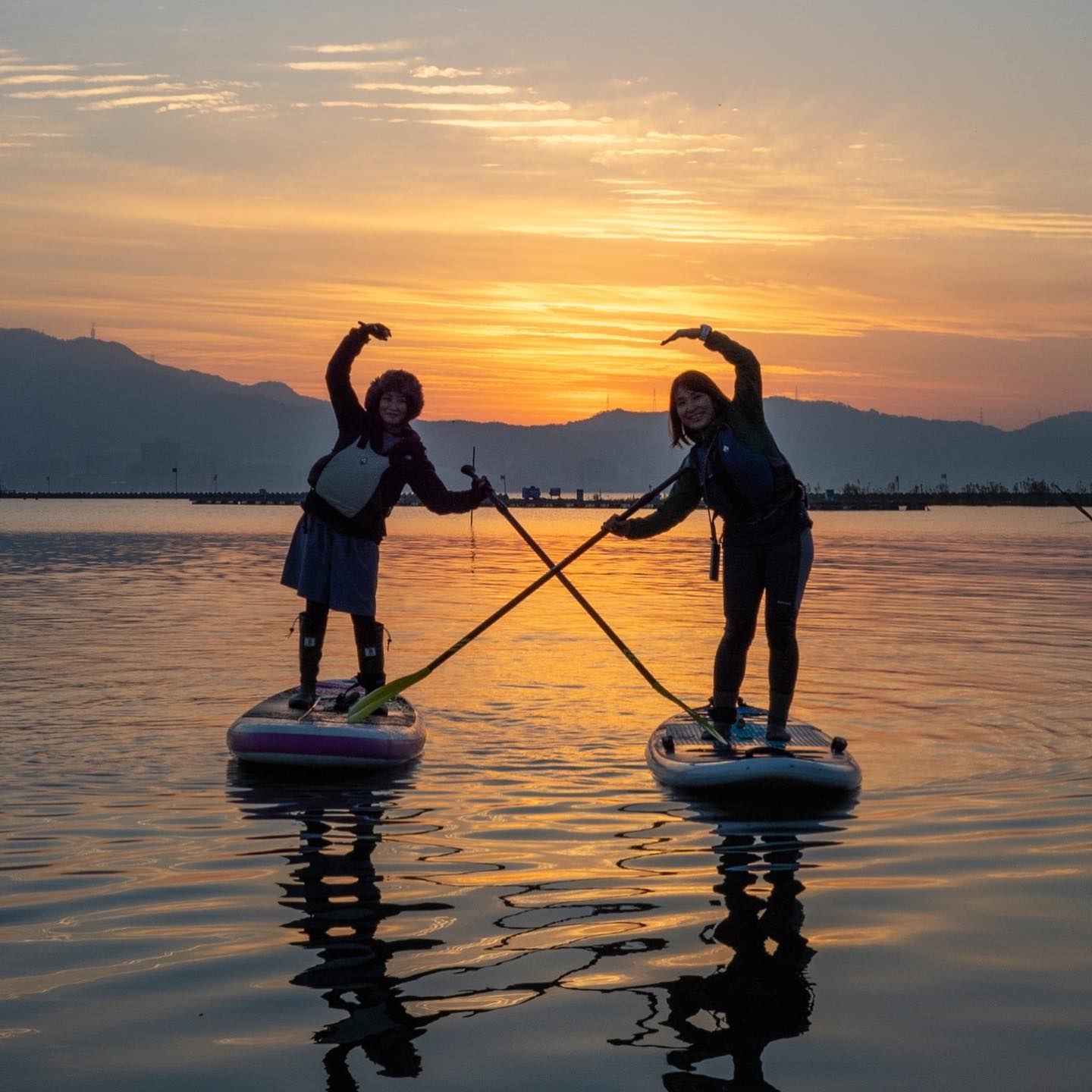 焚き火sup‍♀️